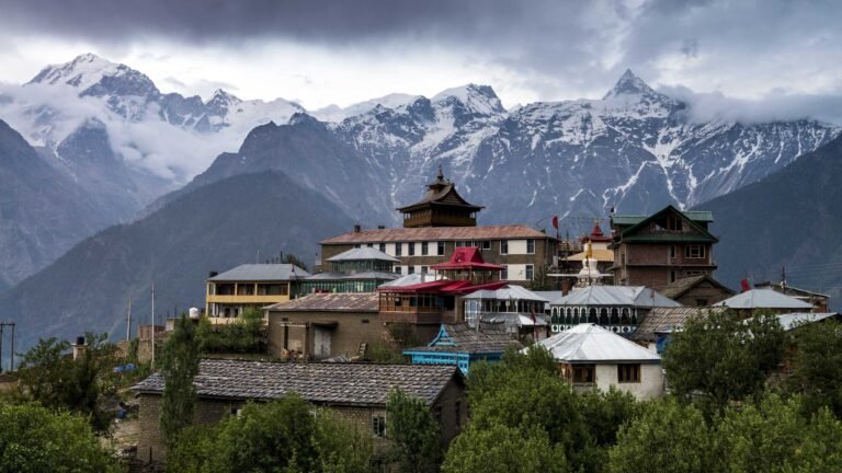 Breathtaking,Scenery,View,Of,Kalpa,Region,Of,Kinnaur,Kailash,,Rural